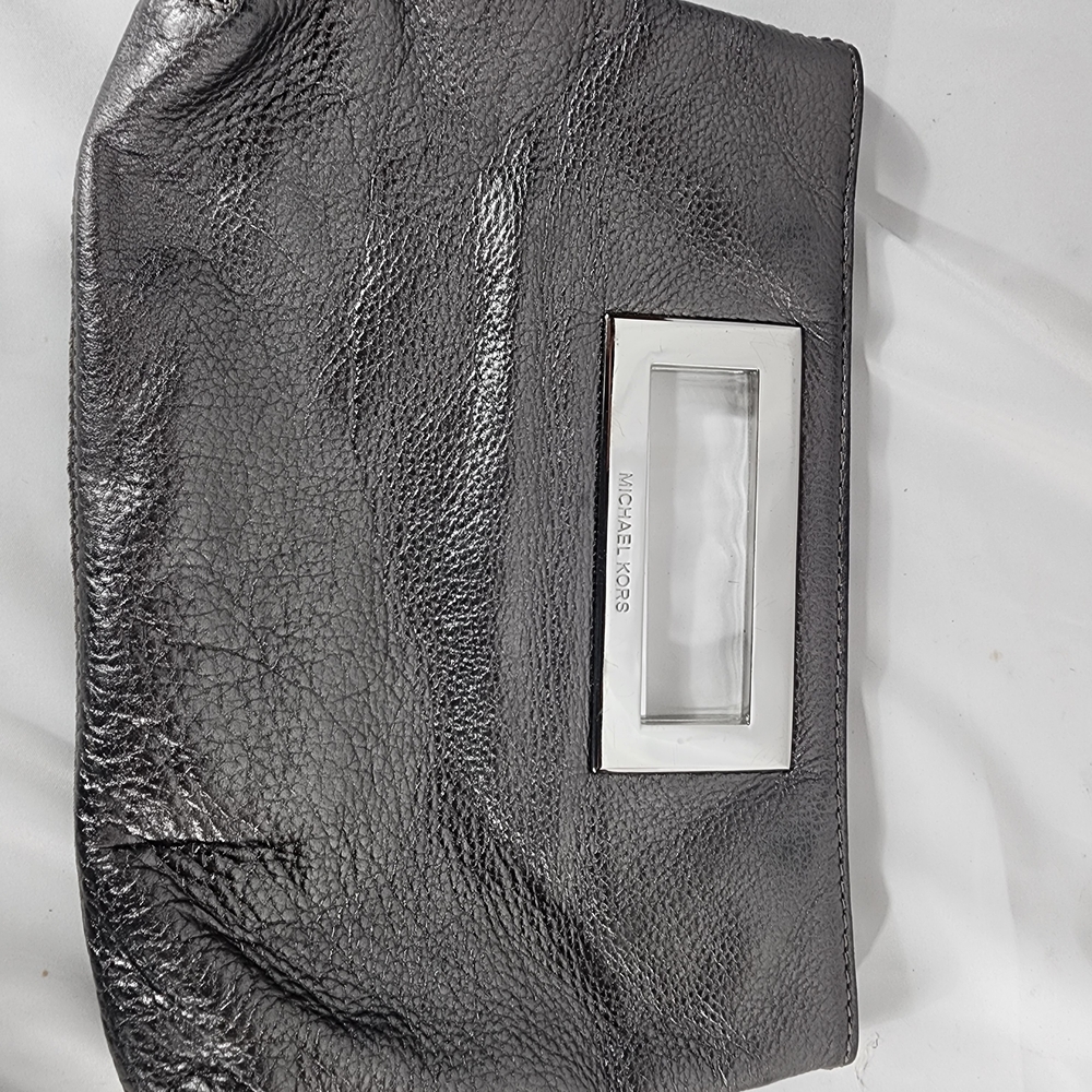 Michael Kors Black Leather Clutch